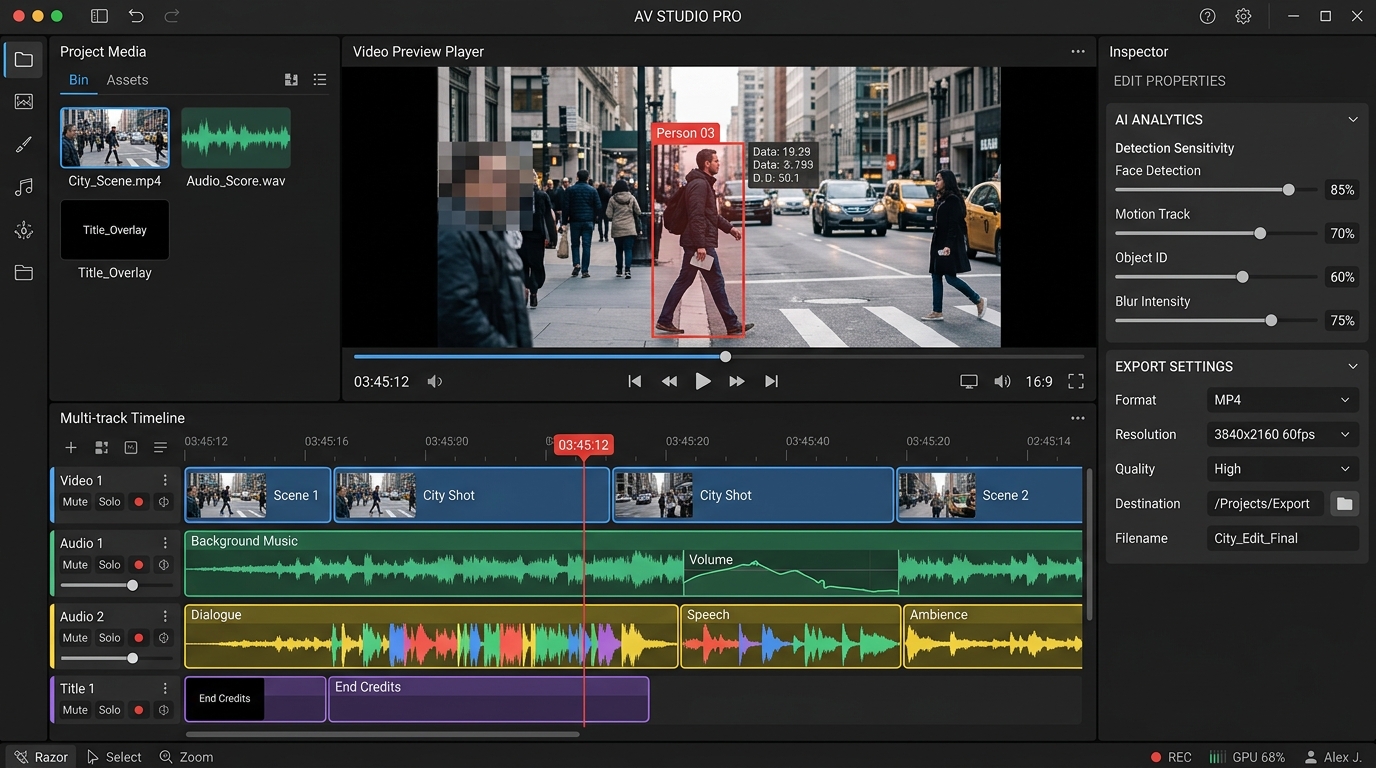 CensorFlow — Intelligent Video & Audio Censorship Studio